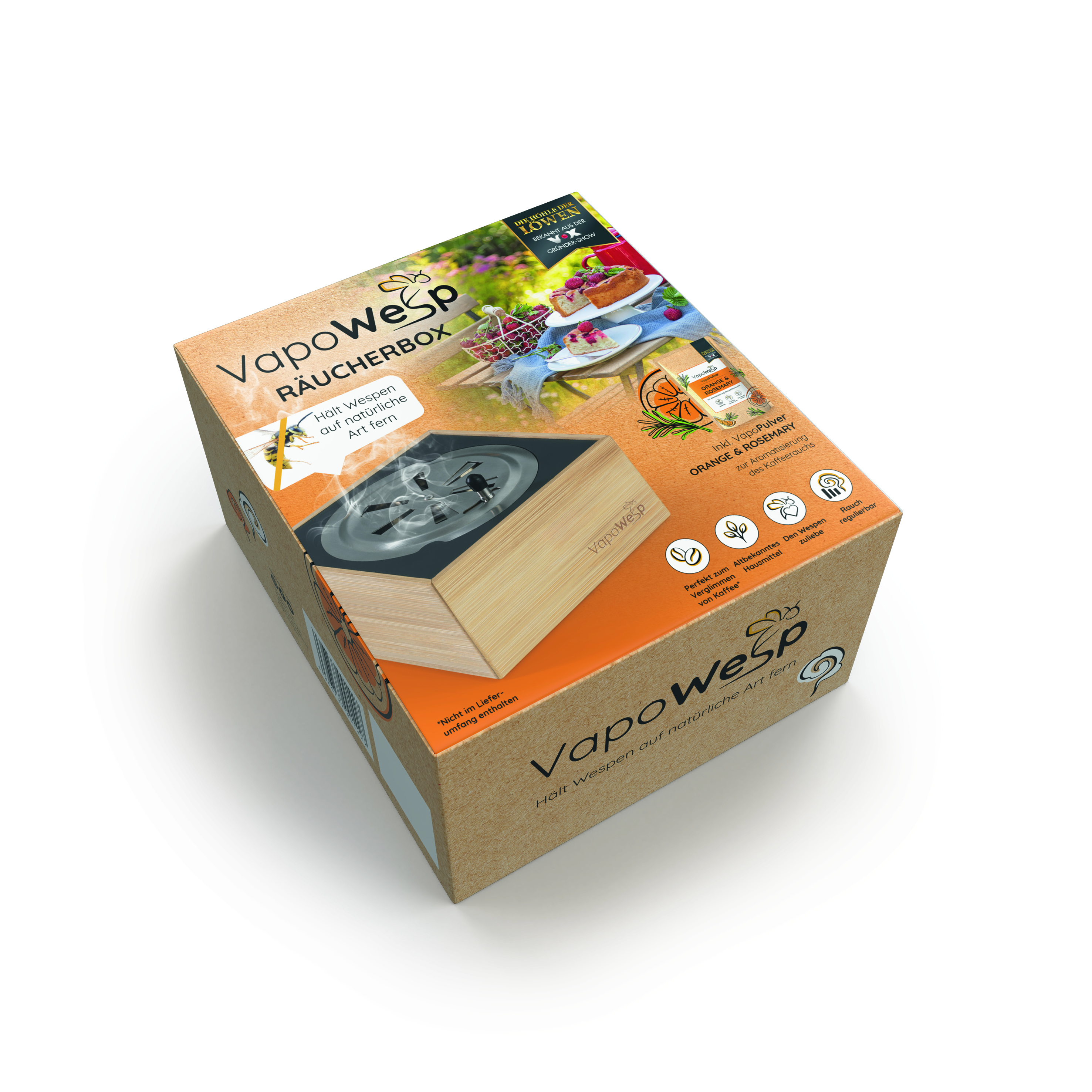 VapoWesp RäucherBox StarterSet - Aus Höhle der Löwen bekannt -