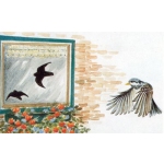 Greifvogel-Silhouetten schwarz